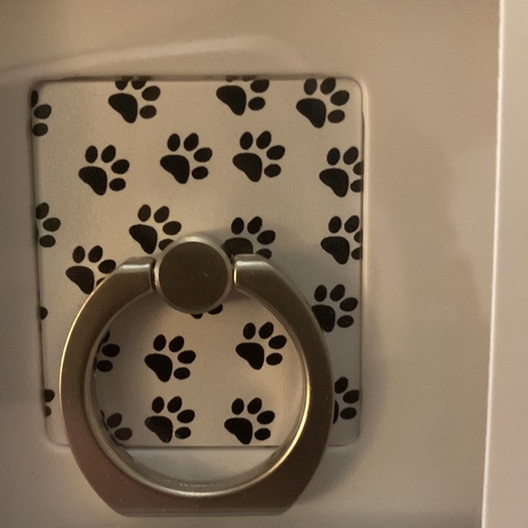 iRing Universal Smartphone Kickstand with Hook Mount, NEW, Style: Paw Prints - Picture 2 of 4